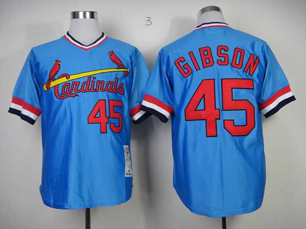 St.Louis Cardinals #45 Gibsoh Mitchell And Ness Throwback 1979 Blue Stitched MLB Jersey Sanguo,We sell and wholesale St.Louis Cardinals #45 Gibsoh Mitchell And Ness Throwback 1979 Blue Stitched MLB Jersey Sanguo on line form chian!